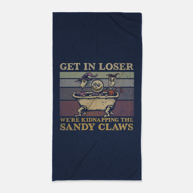We're Kidnapping The Sandy Claws-None-Beach-Towel-kg07