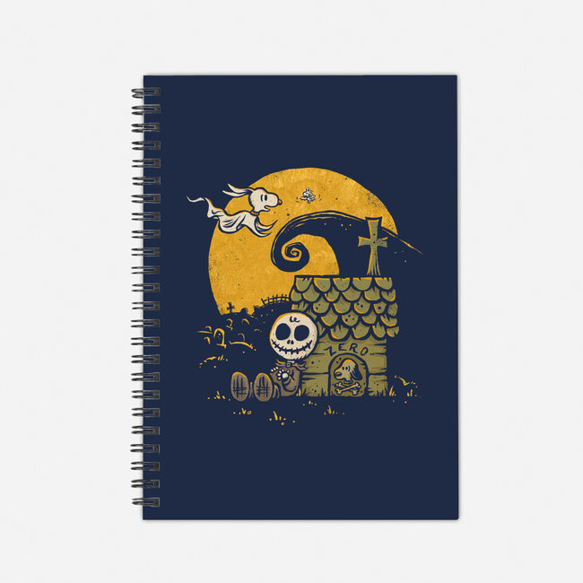 A Boy And His Ghost Dog-None-Dot Grid-Notebook-kg07