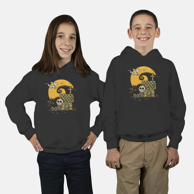 A Boy And His Ghost Dog-Youth-Pullover-Sweatshirt-kg07