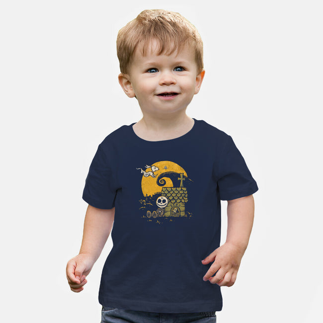 A Boy And His Ghost Dog-Baby-Basic-Tee-kg07