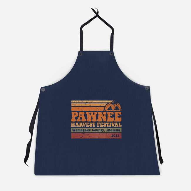 Pawnee Harvest Festival-Unisex-Kitchen-Apron-kg07
