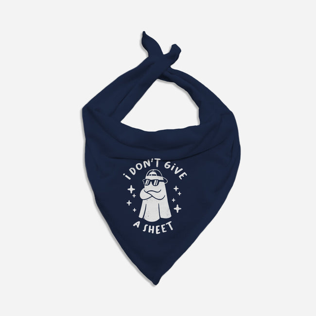 Don't Give A Sheet-Dog-Bandana-Pet Collar-paulagarcia