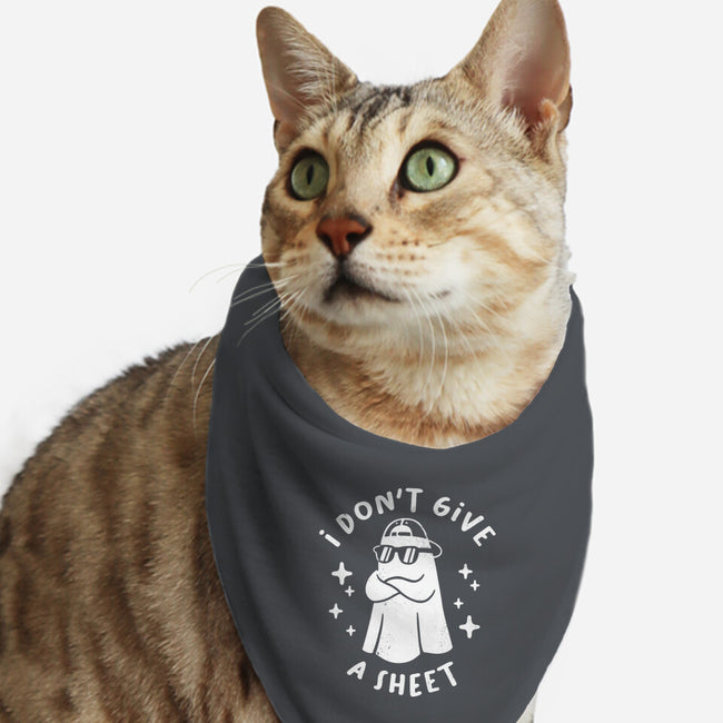 Don't Give A Sheet-Cat-Bandana-Pet Collar-paulagarcia