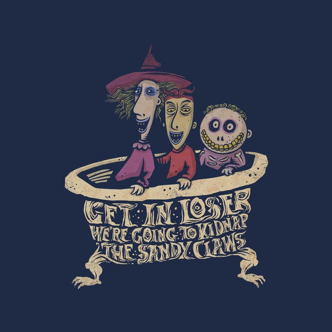 Kidnap The Sandy Claws-Womens-Fitted-Tee-kg07