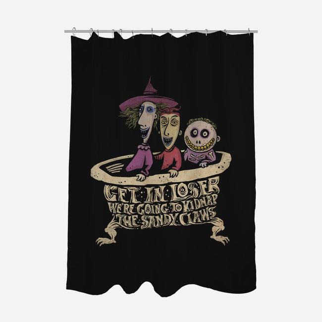 Kidnap The Sandy Claws-None-Polyester-Shower Curtain-kg07