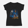 A New Nightmare-Womens-V-Neck-Tee-kg07