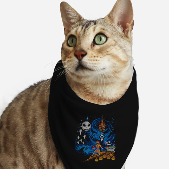 A New Nightmare-Cat-Bandana-Pet Collar-kg07