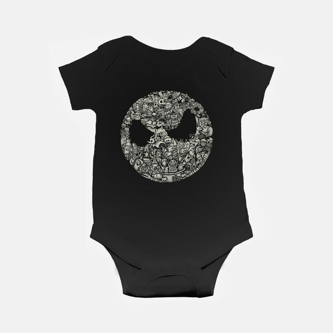 A Most Horrible Circle-Baby-Basic-Onesie-kg07