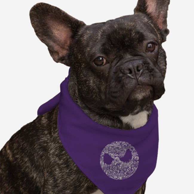 A Most Horrible Circle-Dog-Bandana-Pet Collar-kg07