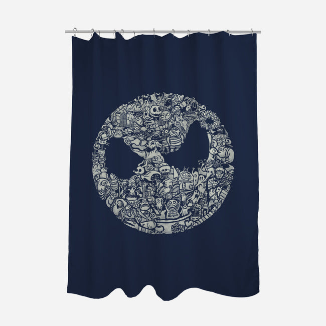 A Most Horrible Circle-None-Polyester-Shower Curtain-kg07