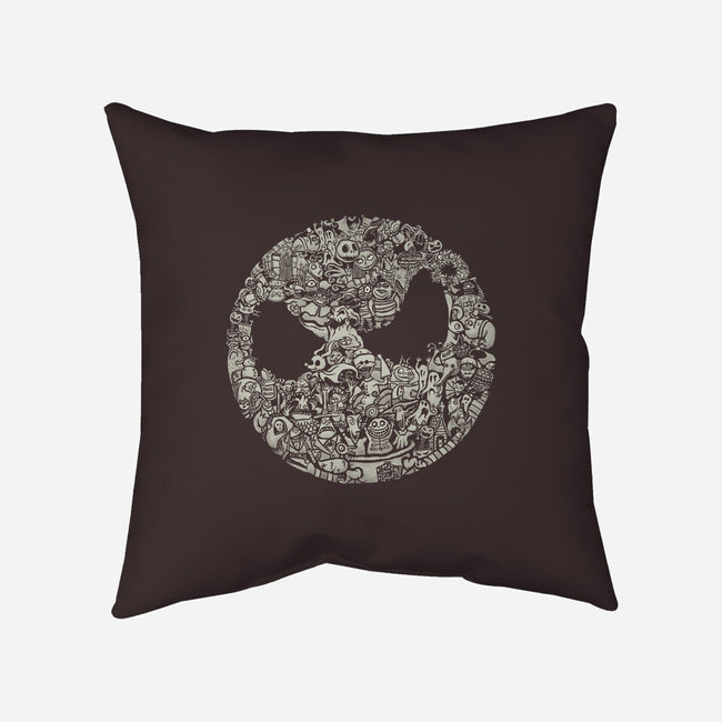 A Most Horrible Circle-None-Non-Removable Cover w Insert-Throw Pillow-kg07