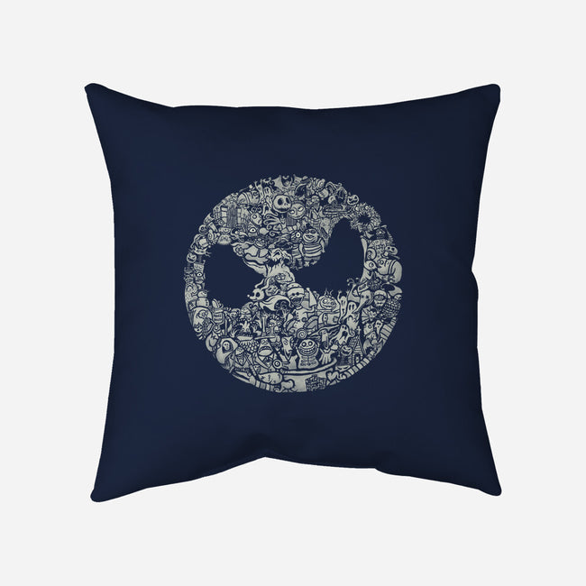 A Most Horrible Circle-None-Removable Cover w Insert-Throw Pillow-kg07