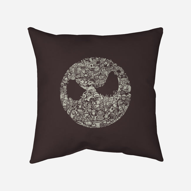 A Most Horrible Circle-None-Removable Cover-Throw Pillow-kg07
