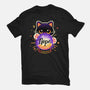 Cat Crystal Ball-Womens-Fitted-Tee-NemiMakeit