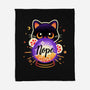 Cat Crystal Ball-None-Fleece-Blanket-NemiMakeit