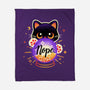 Cat Crystal Ball-None-Fleece-Blanket-NemiMakeit