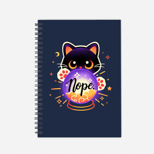 Cat Crystal Ball-None-Dot Grid-Notebook-NemiMakeit