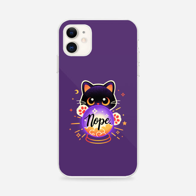 Cat Crystal Ball-iPhone-Snap-Phone Case-NemiMakeit