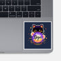 Cat Crystal Ball-None-Glossy-Sticker-NemiMakeit