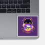 Cat Crystal Ball-None-Glossy-Sticker-NemiMakeit