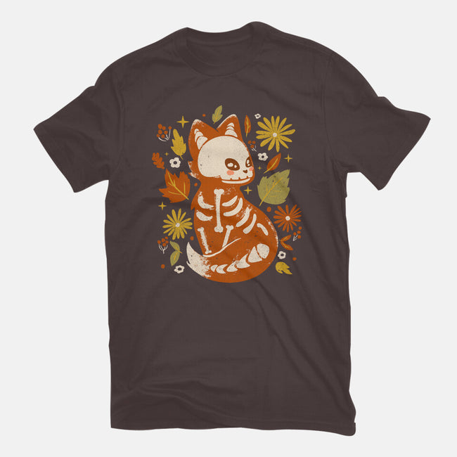 Fox Skeleton-Womens-Basic-Tee-IKILO