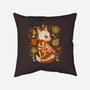 Fox Skeleton-None-Non-Removable Cover w Insert-Throw Pillow-IKILO