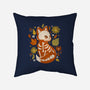 Fox Skeleton-None-Removable Cover w Insert-Throw Pillow-IKILO