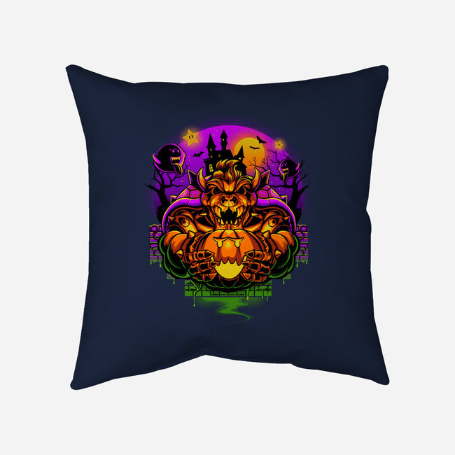 Happy Bowserween-None-Removable Cover w Insert-Throw Pillow-daobiwan
