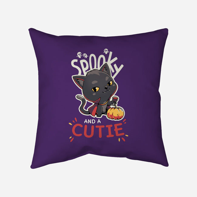 Spooky Cutie-None-Removable Cover-Throw Pillow-Geekydog