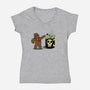 Voodoo Brew-Womens-V-Neck-Tee-SteveOramA