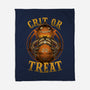 Crit Or Treat-None-Fleece-Blanket-Studio Mootant