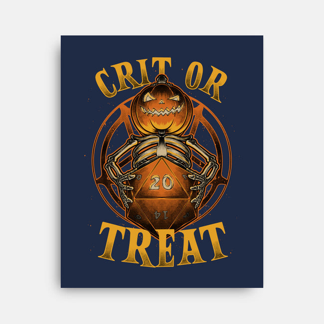 Crit Or Treat-None-Stretched-Canvas-Studio Mootant