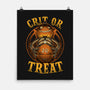 Crit Or Treat-None-Matte-Poster-Studio Mootant