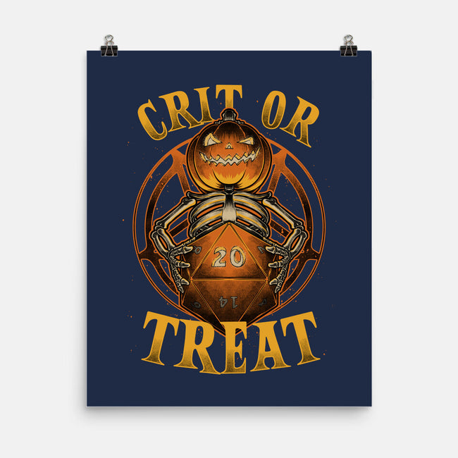 Crit Or Treat-None-Matte-Poster-Studio Mootant