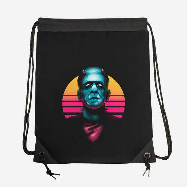 Retro Monsta-None-Drawstring-Bag-Getsousa!