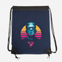 Retro Monsta-None-Drawstring-Bag-Getsousa!