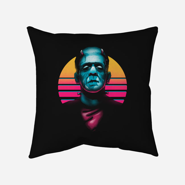 Retro Monsta-None-Non-Removable Cover w Insert-Throw Pillow-Getsousa!