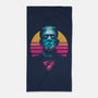 Retro Monsta-None-Beach-Towel-Getsousa!