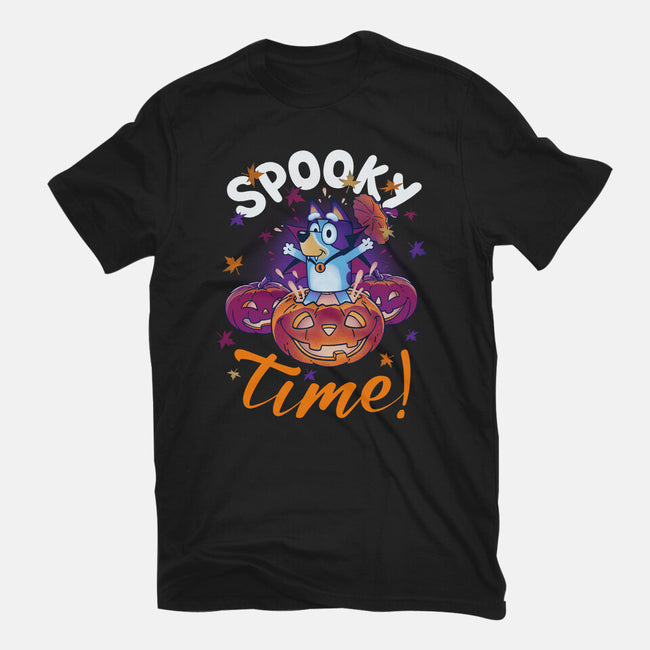 Bluey Spooky Time-Youth-Basic-Tee-Getsousa!