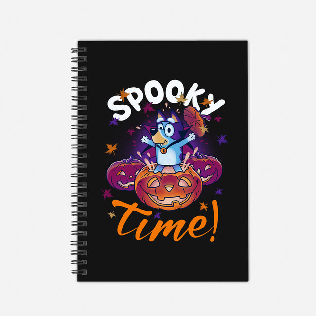 Bluey Spooky Time-None-Dot Grid-Notebook-Getsousa!
