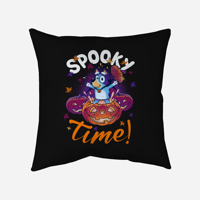 Bluey Spooky Time-None-Non-Removable Cover w Insert-Throw Pillow-Getsousa!