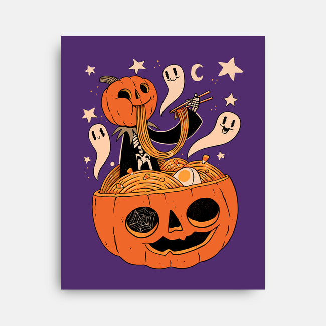 Spooky Ramen-None-Stretched-Canvas-ppmid
