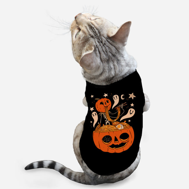 Spooky Ramen-Cat-Basic-Pet Tank-ppmid