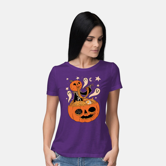 Spooky Ramen-Womens-Basic-Tee-ppmid