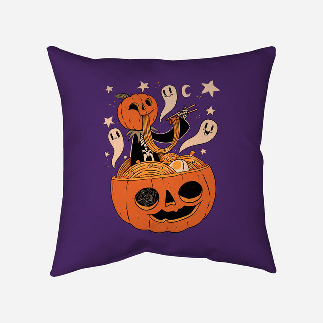 Spooky Ramen-None-Removable Cover-Throw Pillow-ppmid