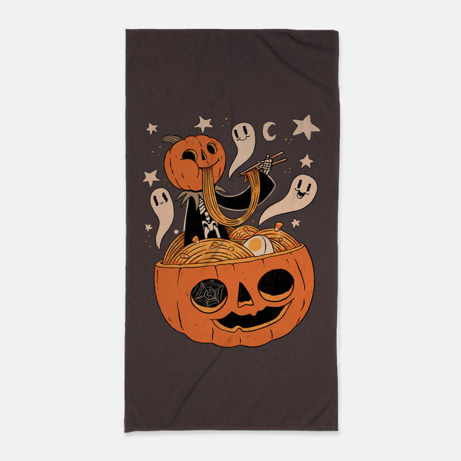 Spooky Ramen-None-Beach-Towel-ppmid