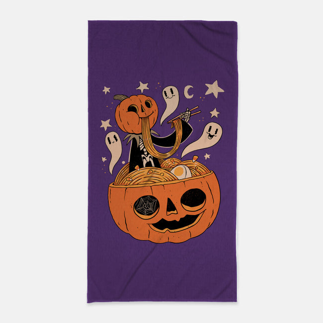 Spooky Ramen-None-Beach-Towel-ppmid