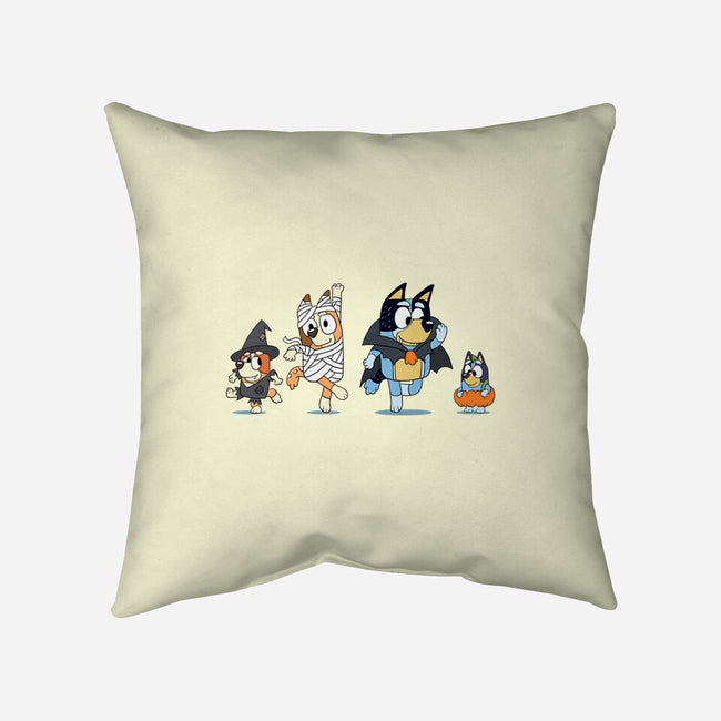 Spooky Party-None-Removable Cover-Throw Pillow-ilustraziz