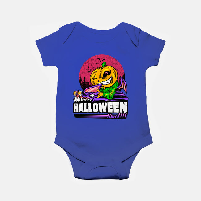 Time For Halloween-Baby-Basic-Onesie-spoilerinc