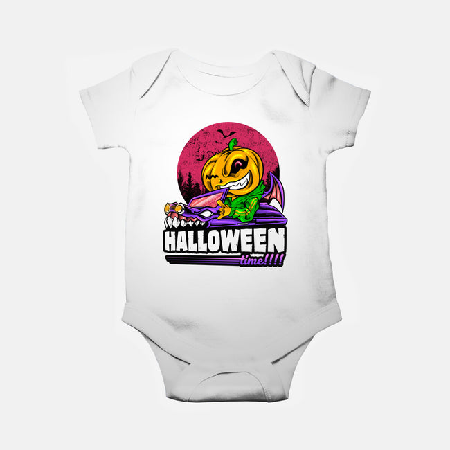 Time For Halloween-Baby-Basic-Onesie-spoilerinc